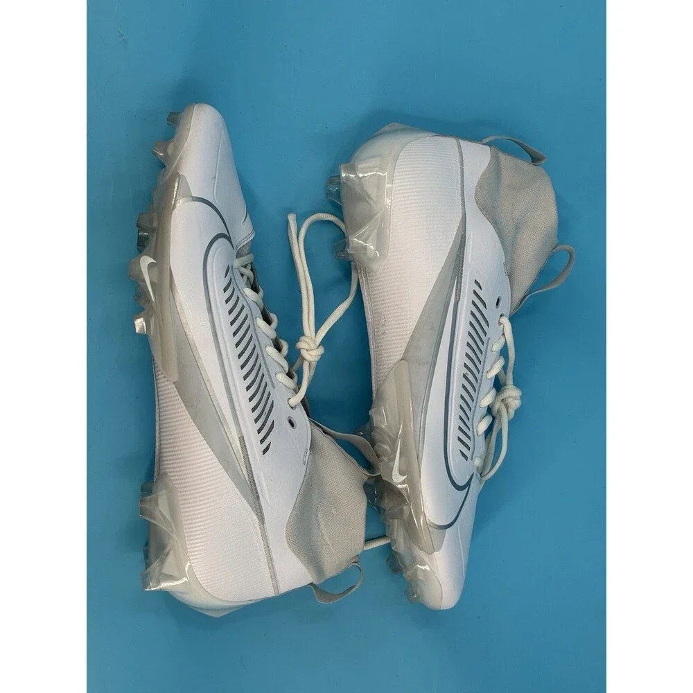 Nike Vapor Edge Pro 360 2 Football Cleats Men 14 White Silver DA5456-100 Must C!
